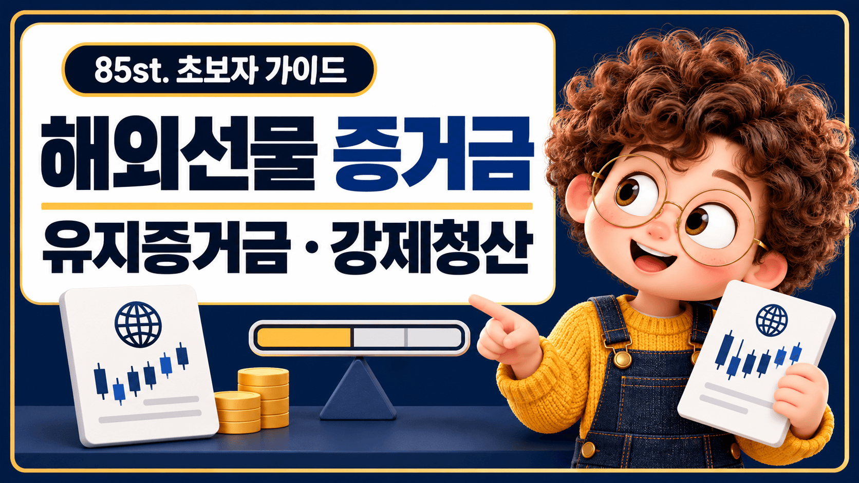 해외선물 개시증거금과 유지증거금, 강제청산 기준을 설명하는 85st. 초보자 가이드 썸네일