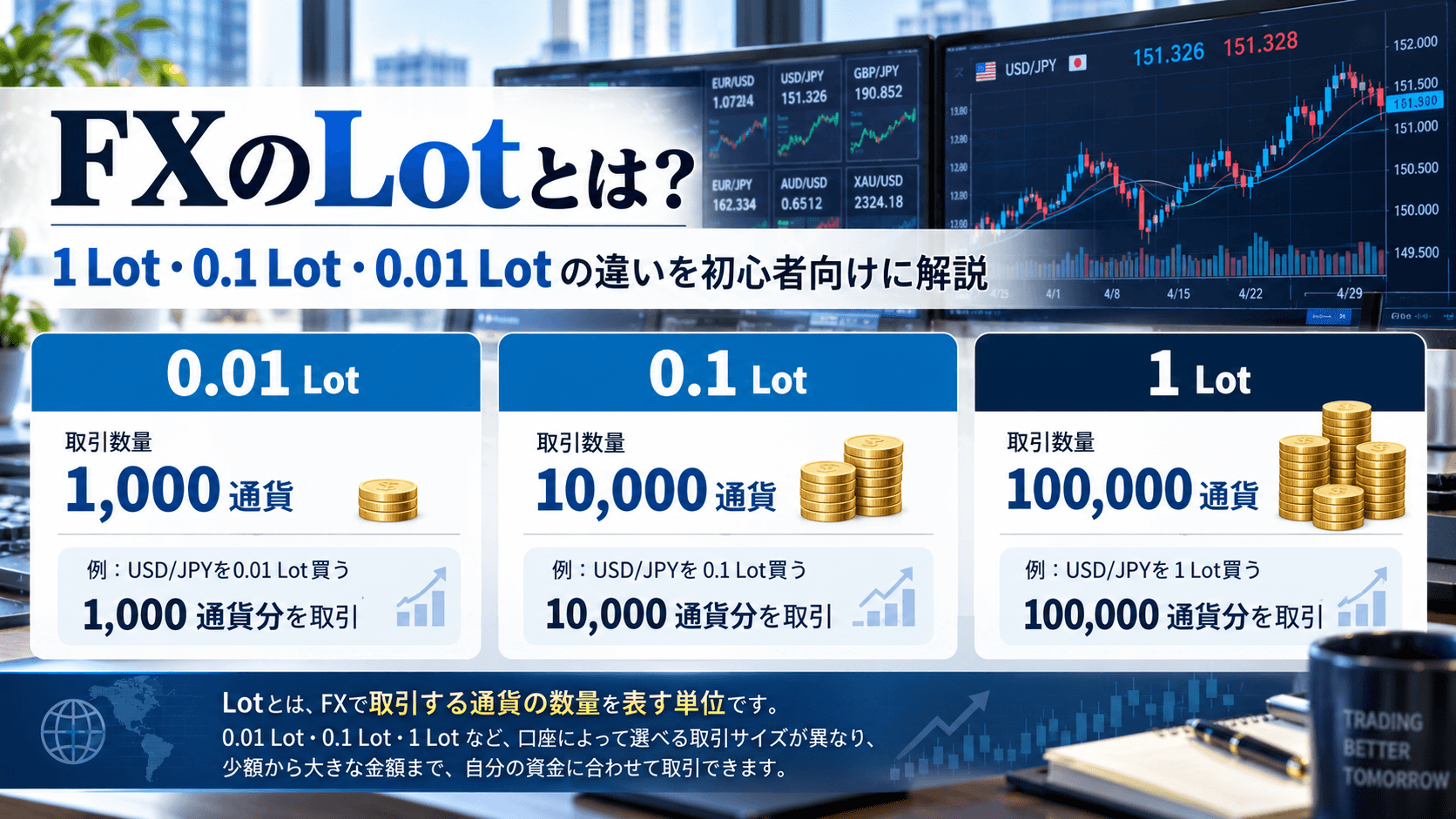1. FXのLotとは?