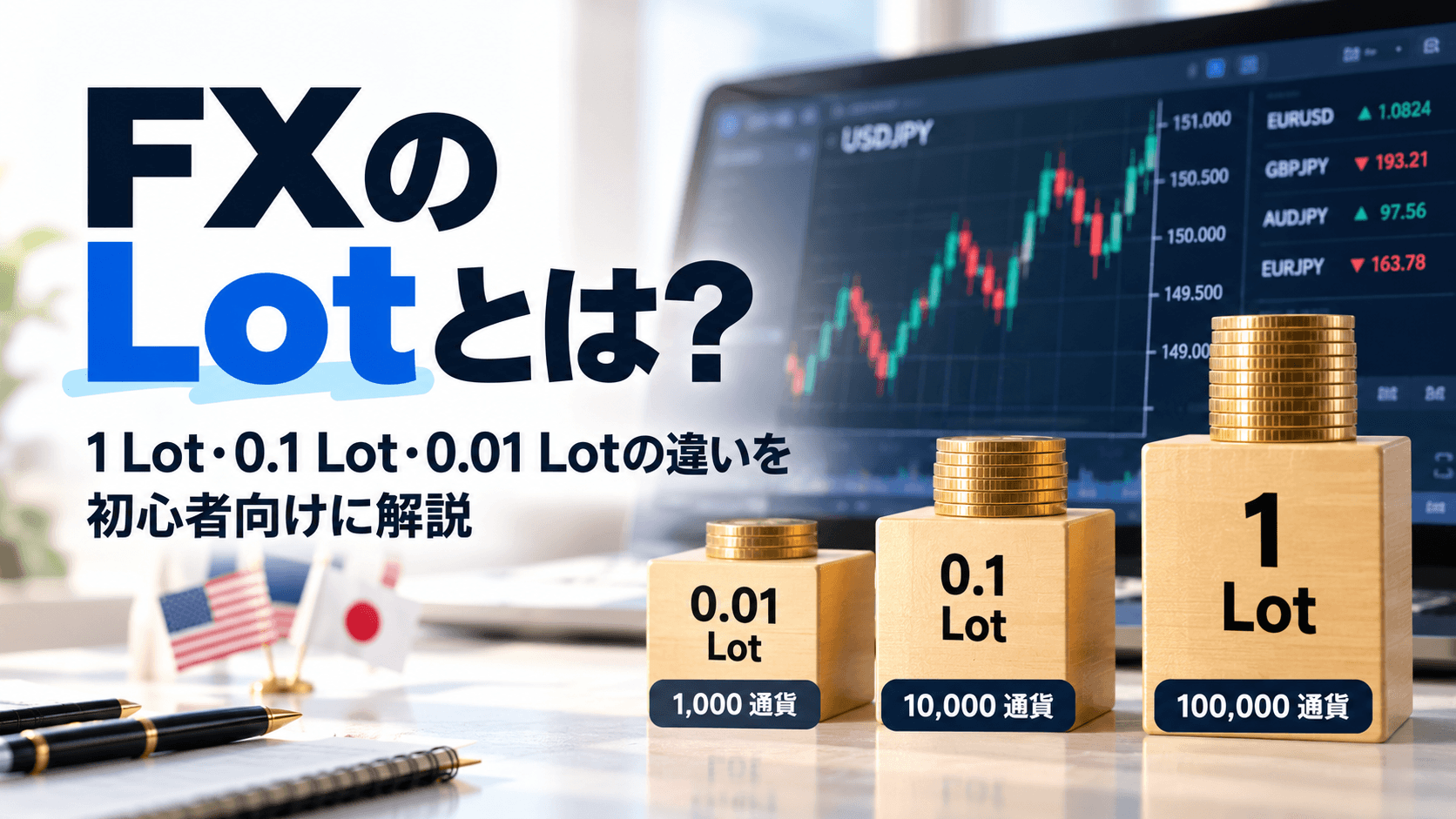 FXのLotと1 Lot 0.1 Lot 0.01 Lotの違い