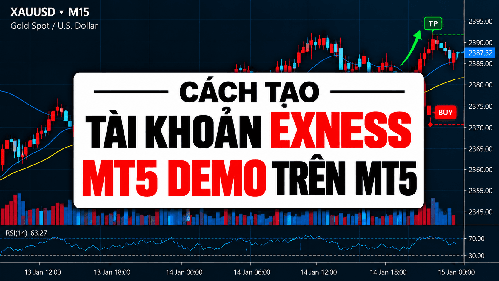Cách tạo tài khoản Demo MT5 trên Exness | 85st.