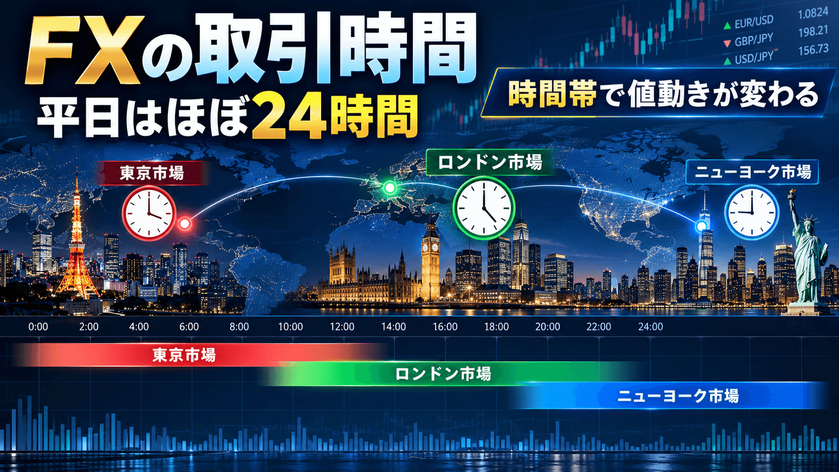 8. FXはいつ取引できる?